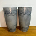 Kit 2 Vasos Grandes Decorativos em Polietileno