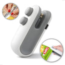 SelaPro 2 em 1 — Mini Seladora e Cortador Portátil USB